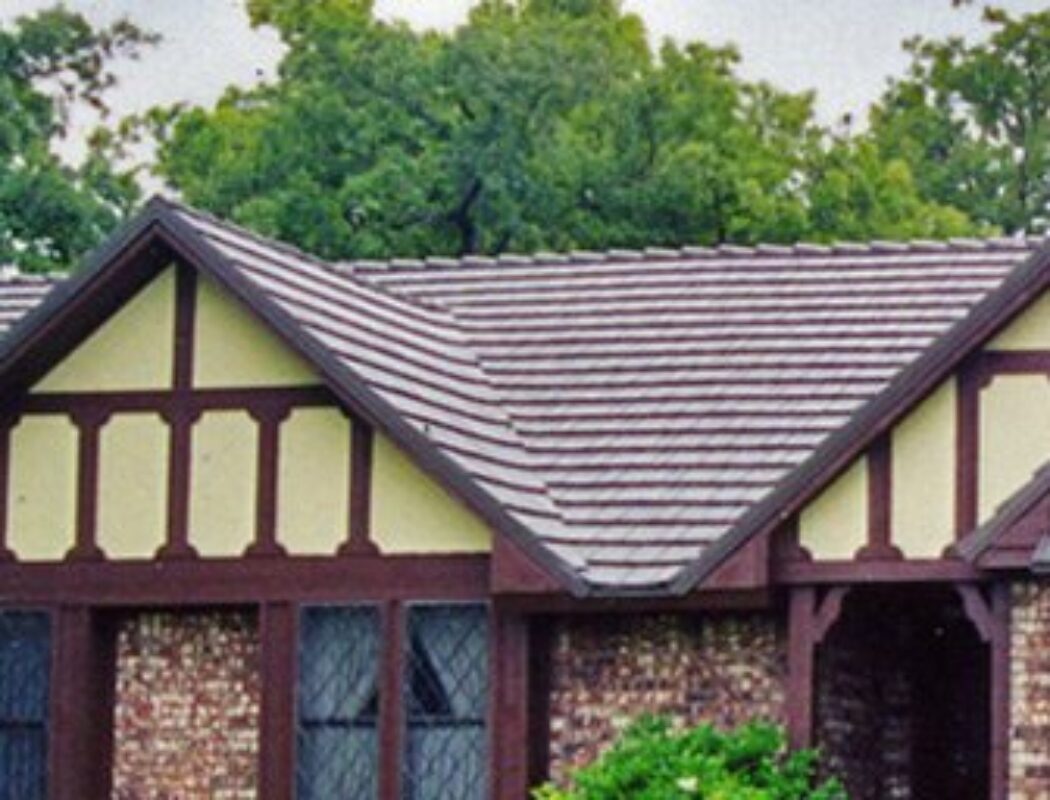 Steel Shingles in Brown