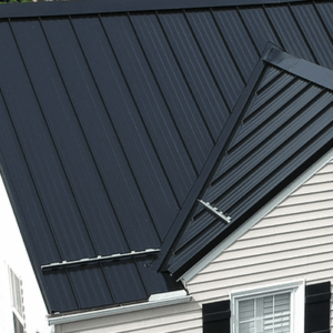 24 gauge standing seam metal roof on a residential home
