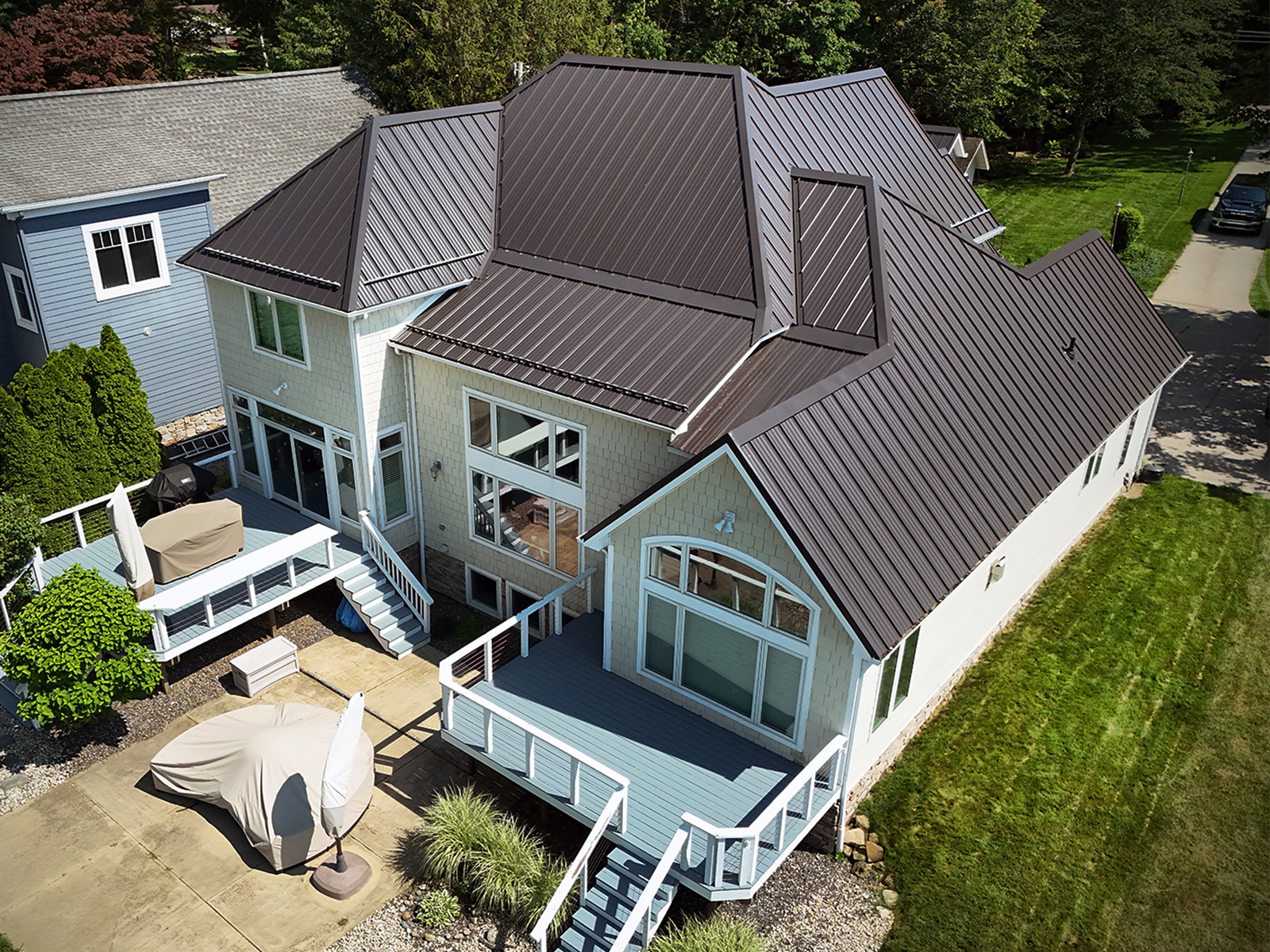 metal roof attic temperatures in Cleveland and Pittsburgh
